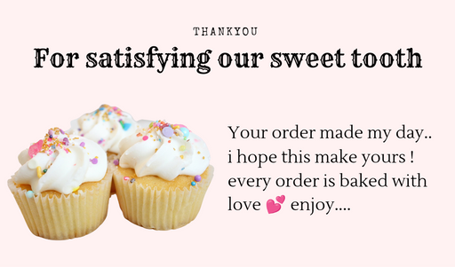 cupcake theme thankyou business cards -75001344