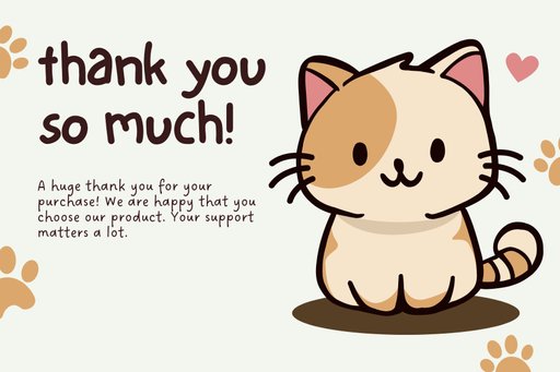 Thankyou business cards -95524