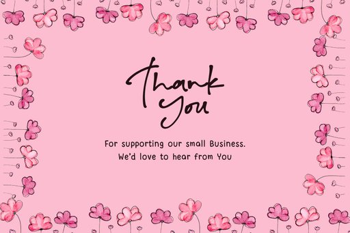 Thankyou business cards -102938