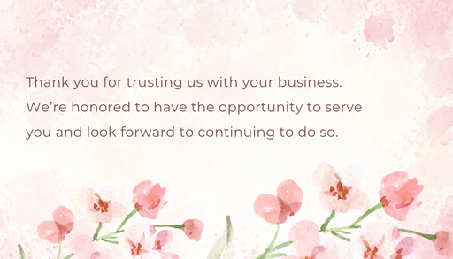 thankyou business cards - 5051174