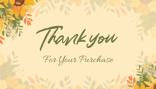 Thankyou business cards - 400098888