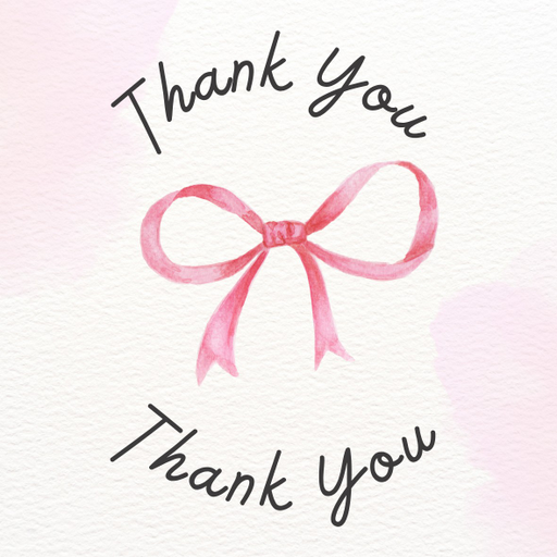 Round thankyou business stickers 1 pack with 2 bundles| Ishu desire cards creations | TS4666