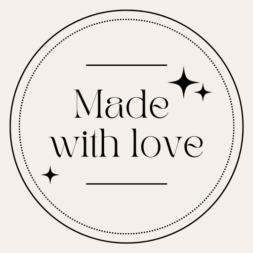 Round Thank You Business Stickers – 100x100 mm | 1 Pack (2 Bundles) – Ishu Desire Cards TL2166121