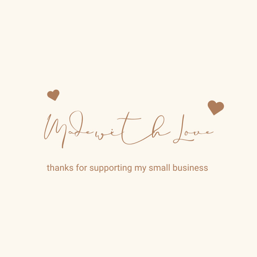 Round Thank You Business Stickers – 100x100 mm | 1 Pack (2 Bundles) – Ishu Desire Cards TL54603