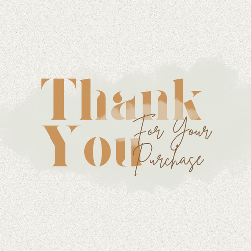 Round Thank You Business Stickers – 100x100 mm | 1 Pack (2 Bundles) – Ishu Desire Cards TL4455440