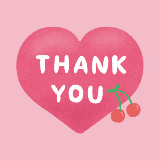 Round Thank You Business Stickers – 100x100 mm | 1 Pack (2 Bundles) – Ishu Desire Cards TL44736