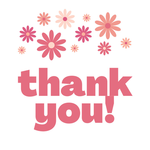 Round Thank You Business Stickers – 100x100 mm | 1 Pack (2 Bundles) – Ishu Desire Cards TL6760097