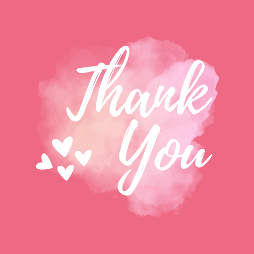 Round Thank You Business Stickers – 100x100 mm | 1 Pack (2 Bundles) – Ishu Desire Cards TL89877