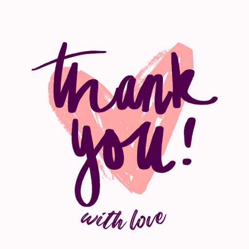 Round Thank You Business Stickers – 100x100 mm | 1 Pack (2 Bundles) – Ishu Desire Cards TL4548876