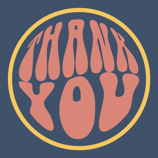 Round Thank You Business Stickers – 100x100 mm | 1 Pack (2 Bundles) – Ishu Desire Cards TL655608