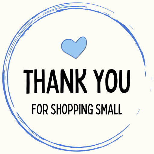 Round Thank You Business Stickers – 100x100 mm | 1 Pack (2 Bundles) – Ishu Desire Cards TL3434456