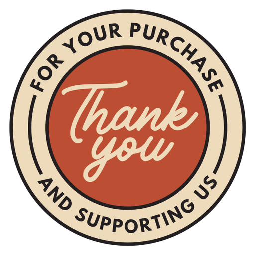 Round Thank You Business Stickers – 100x100 mm | 1 Pack (2 Bundles) – Ishu Desire Cards TL45077