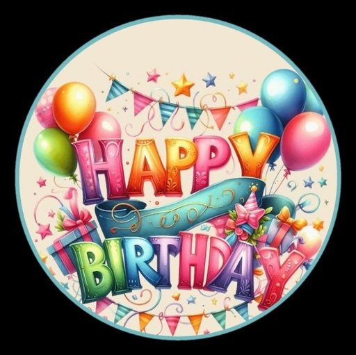 Birthday Sticker bundle roll 