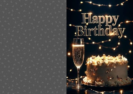 Birthday greeting cards | pack of 5 cards | ishu desire cards | unique collections | card no 1666