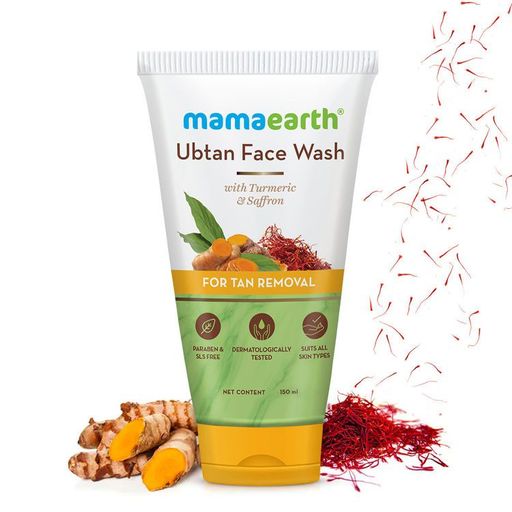 Mamaearth Ubtan Natural Face Wash for Tan Removalgsfgf