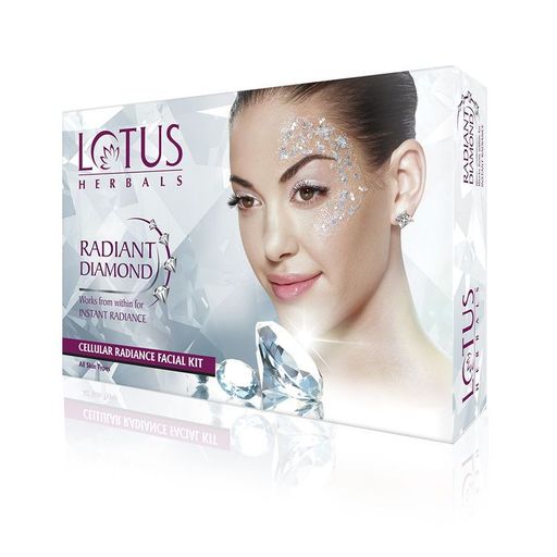 Lotus Herbals Radiant Diamond Cellular Radiance Facial Kit(37g)