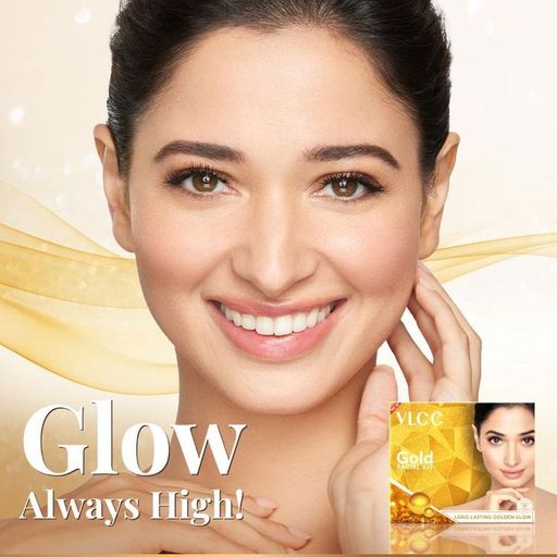VLCC Gold Facial Kit Long Lasting Golden Glow(60gm)