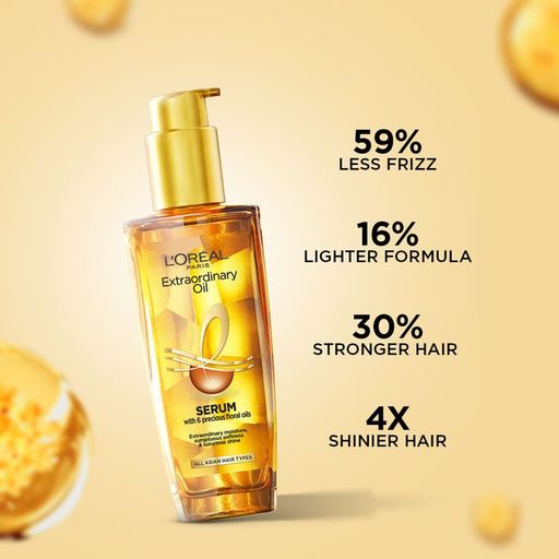 L'Oreal Paris Extraordinary Oil Hair Serum, Anti-Frizz Serum.