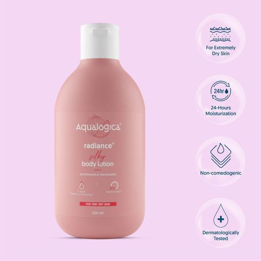 Aqualogica Radiance+ Silky Body Lotion(300ml)