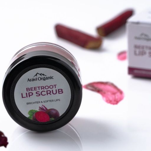 Aravi Organic Beetroot Lip Lightening Scrub(15 g)