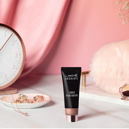 Lakme Absolute Liquid Highlighter - Rose Gold(25ml)