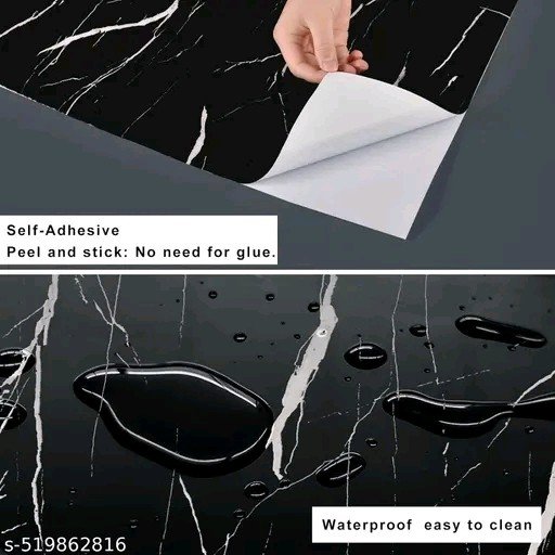 wall stickers diy wallpaper , black (60×200)cm