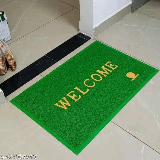 welcome door mate green size , 40×60cm