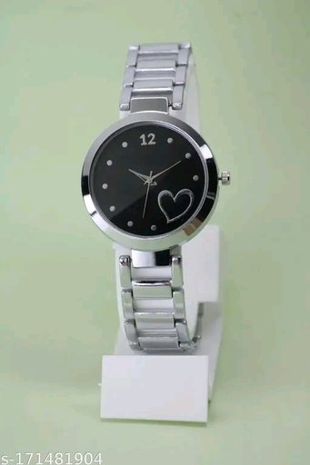 best quality heart design round case dial attractive metel belt for women 