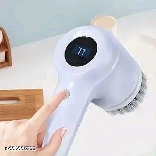 5 In 1 Electric Cleaning MagicBrush Multifunctional SpinCleaner Brush With 5 BrushHeads and Charging Cord ForMulti Use Kitchen Tiles CarpetSink Basin Bathroom Dish PotsWall Shoe Car Surfaces