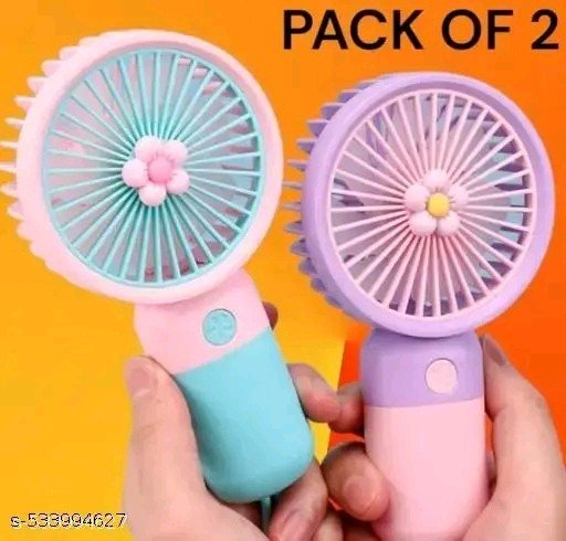 pack of 2 portable Cartoon shape handheld usb 