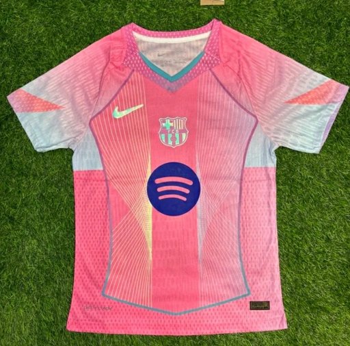 Barcelona pink fan jersey ♥️ | Embroidery quality ✨