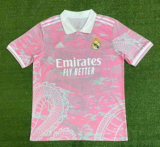 Real madrid pink dragon jersey ❤️ | Embroidery quality ✨