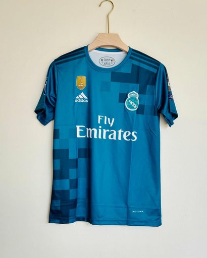 Real madrid 2016/17 blue jersey 💙 | Embroidery quality ✨