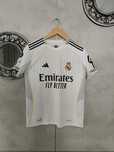 Real madrid 2025/26 half sleeves jersey 💙 | Embroidery quality ✨