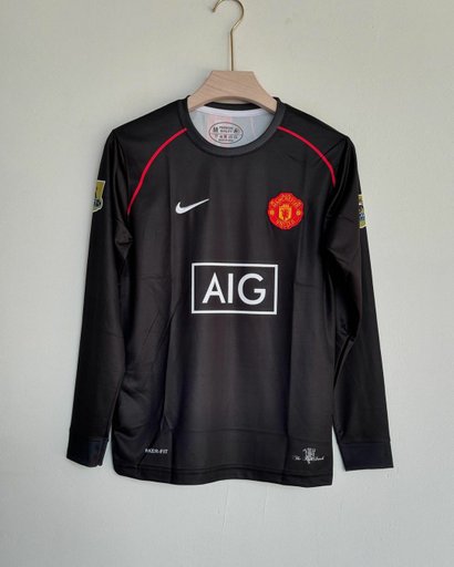 Ronaldo Manchester United 2008 black jersey 🖤 | Embroidery quality ✨