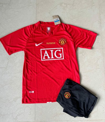 Manchester United Retro 2008 kit ❤️ | Embroidery quality ✨