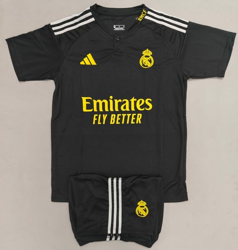 Real madrid Balck kit 🖤 | Embroidery quality ✨