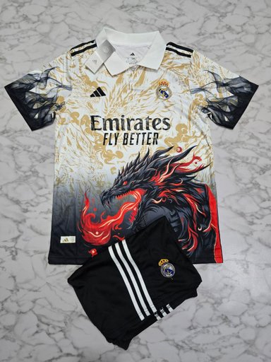 Real madrid Red flame dragon kit ❤️🔥 | Embroidery quality ✨