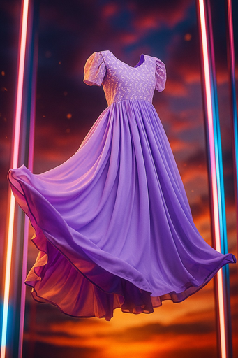 Indiglow Lavender Flow Maxi Dress – Elegant Evening Wear