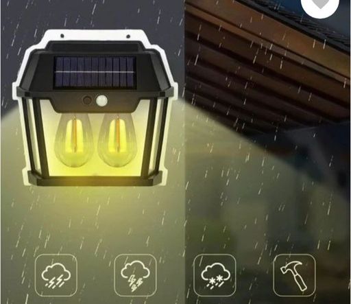Dual Solar Wall  lights 