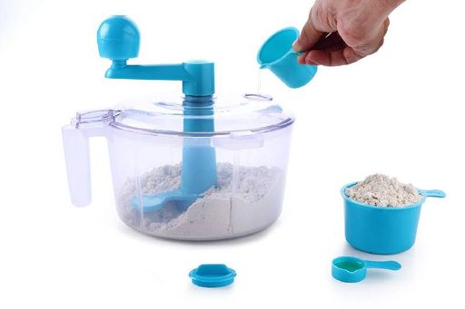 Crystal Plastic Atta Maker, Multicolour