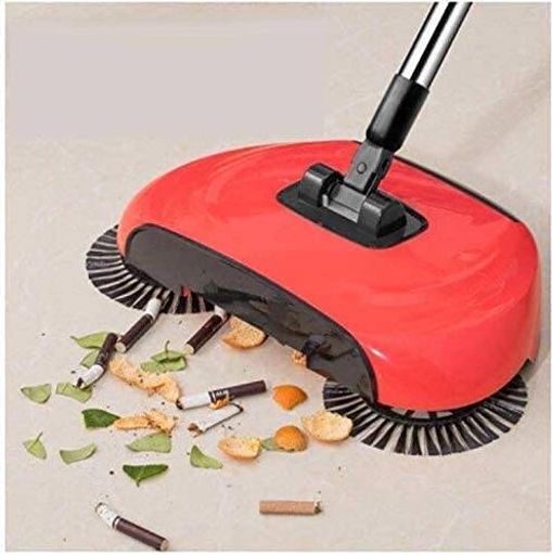 Brooms Sweeper Steel Multifunction 360 Degree Rotating Sweeper Hand Push Vacuum Floor Cleaner Automatic DustpanAutomatic Hand Push
