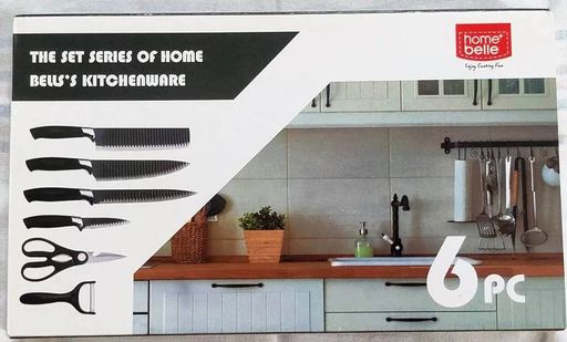VE HOMEBELLE 6 Pc Stainless Steel Knife Set