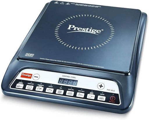 Prestige PIC 20 1600 Watts Induction Cooktop |Indian Menu Option|Automatic power & temperature adjustment|Automatic Voltage Control|1 year warranty|Black