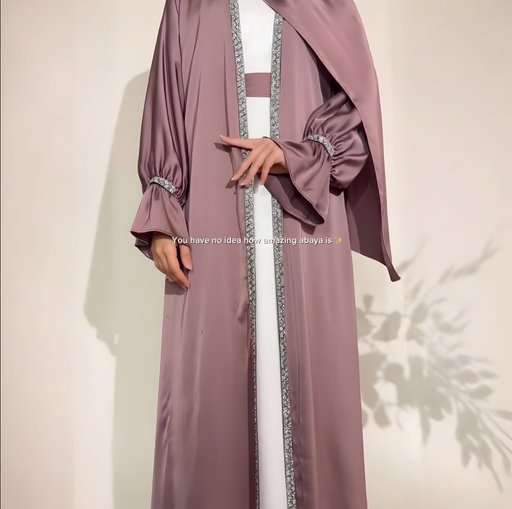 In Frame : SAHARA DOUBLE SHRUG ABAYA