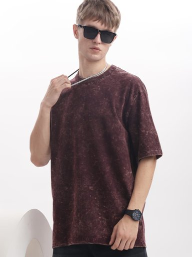 Acid washed oversized