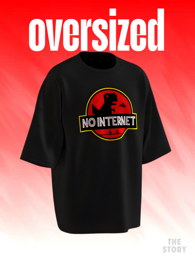 No internet oversized tshirt 