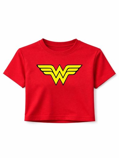 Wonder women red croptop 