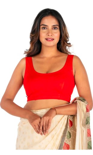 AbhiU-Neck Women Blouse