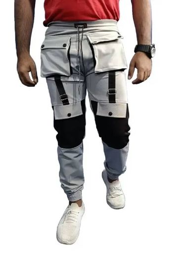 Cargo Joggers for Men Cotton Blend Regular Fit